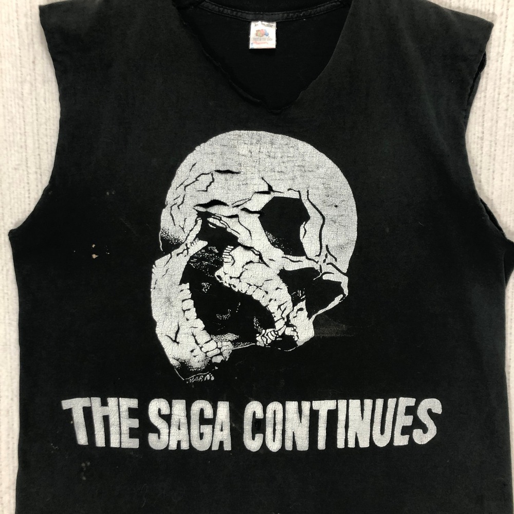 Vintage Catchin Bodies Band Tee‎ Sleeveless Hardcore Metal Fruit of the Loom